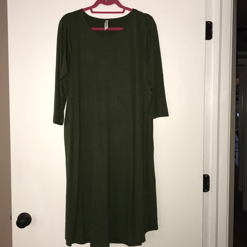 Green dress